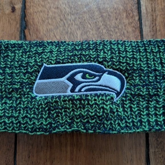 Seattle Seahawks 47 Embroidered Knit Headband (os) - Picture 3 of 7